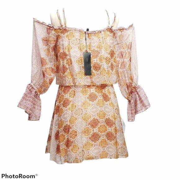 Bcbgmaxazria Dimitri Silk-Blend Dress Size XXSMALL - Picture 5 of 13